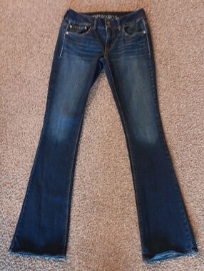 American Eagle Outfitters Dark Blue Flare Jeans